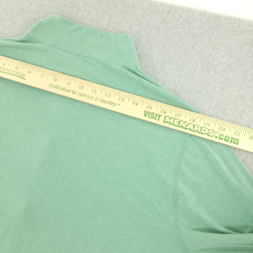 Travis Mathew Pullover Mens XL Green 1/4 Zip Long Sleeve Stripe Golf Top - Picture 7 of 8